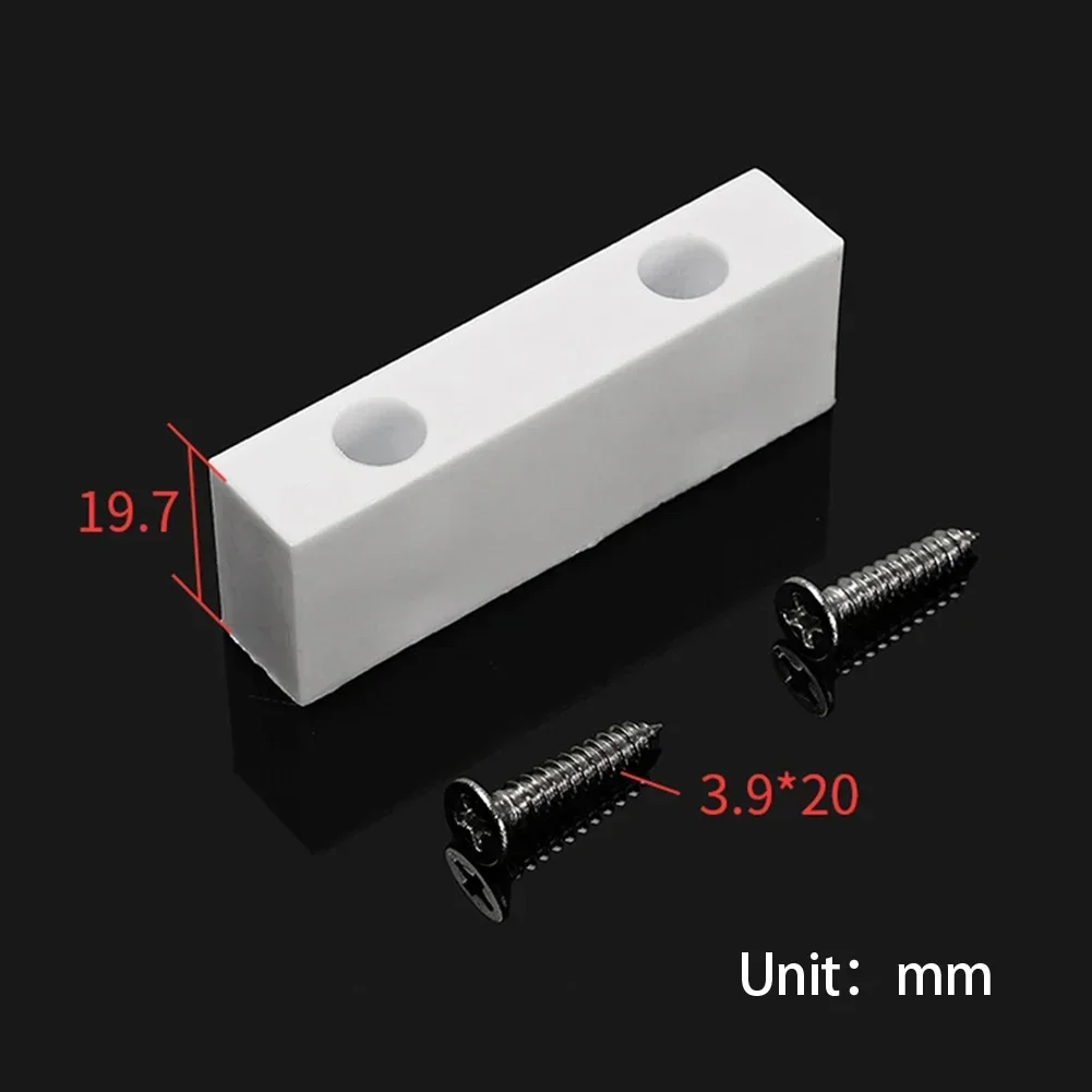 Sliding Door and For Window Lock Block Limiter Durable PP Material Adjustable Ventilation Enhanced Safety Pack of 6