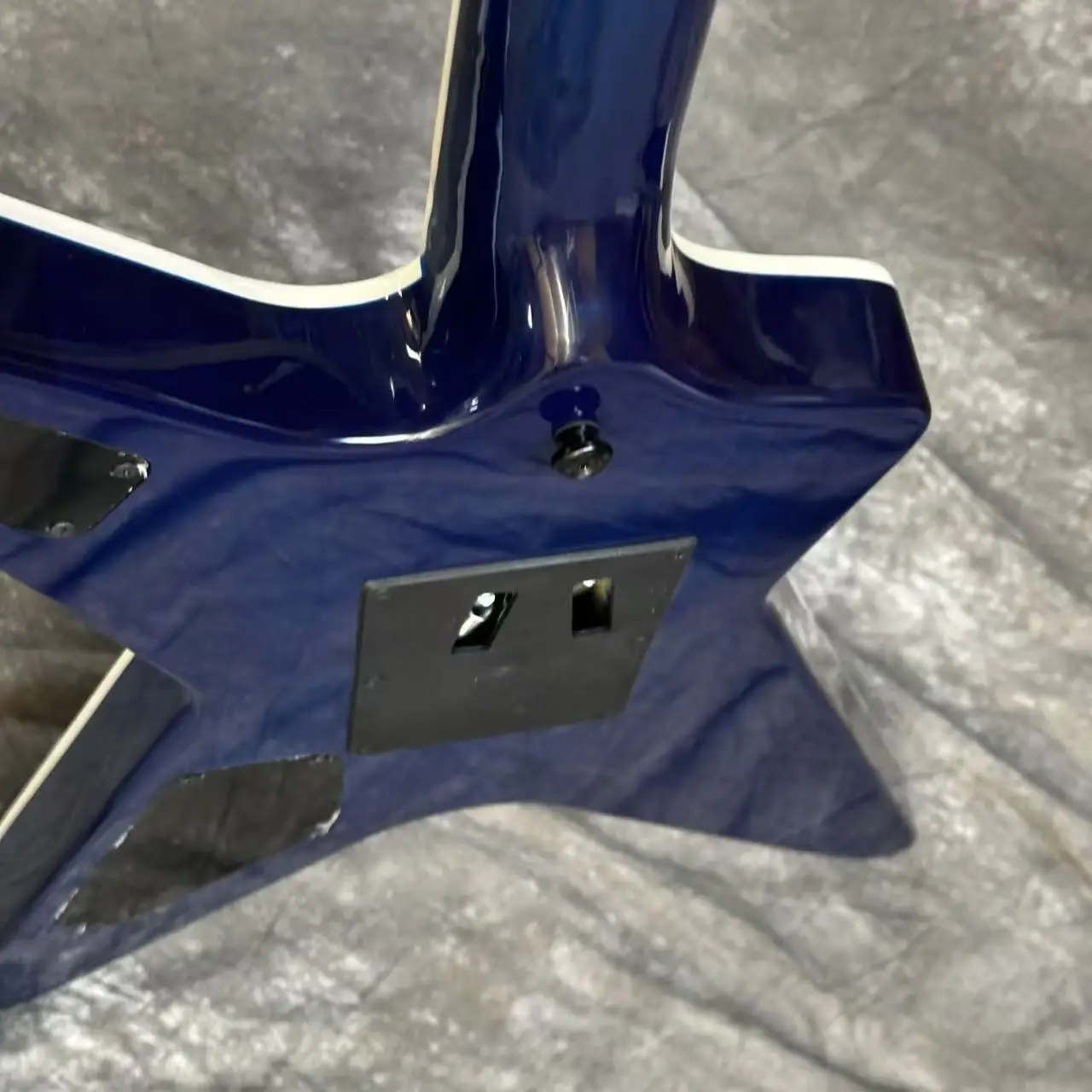 Blue Shell Dimebag Electric Guitar Washbu.n Shell Inlay Lighting Body