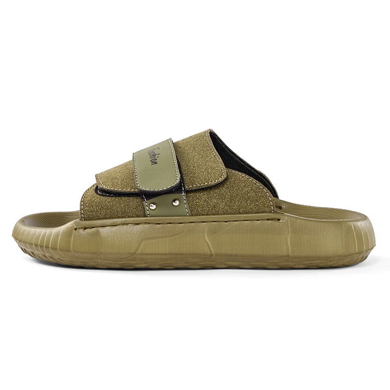 شباشب رجالية ذهبية شرائح عصرية أحذية الشاطئ الخارج...