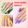 Coscelia 20PCS 7ML Nail Gel Polish Set with 36W Nail Lamp French Nail Sticker Base Top Coat Colorful Nail Cleaner Brush Nail Art 5