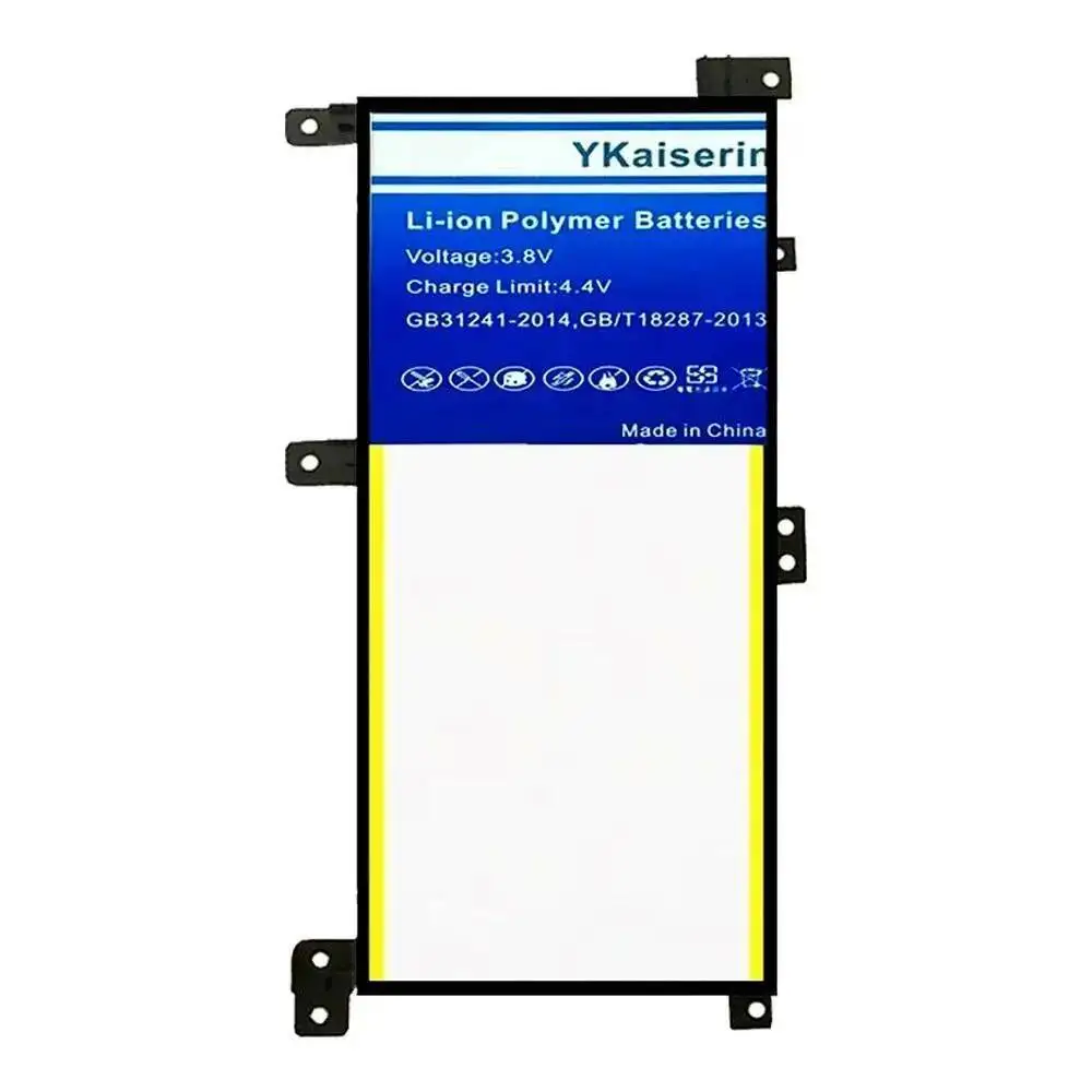 Надійна заміна батареї ноутбука 4950 мАг C21N1509 Високоефективний для Asus X Series X556UF X556UR X556UV FL5900U A556U