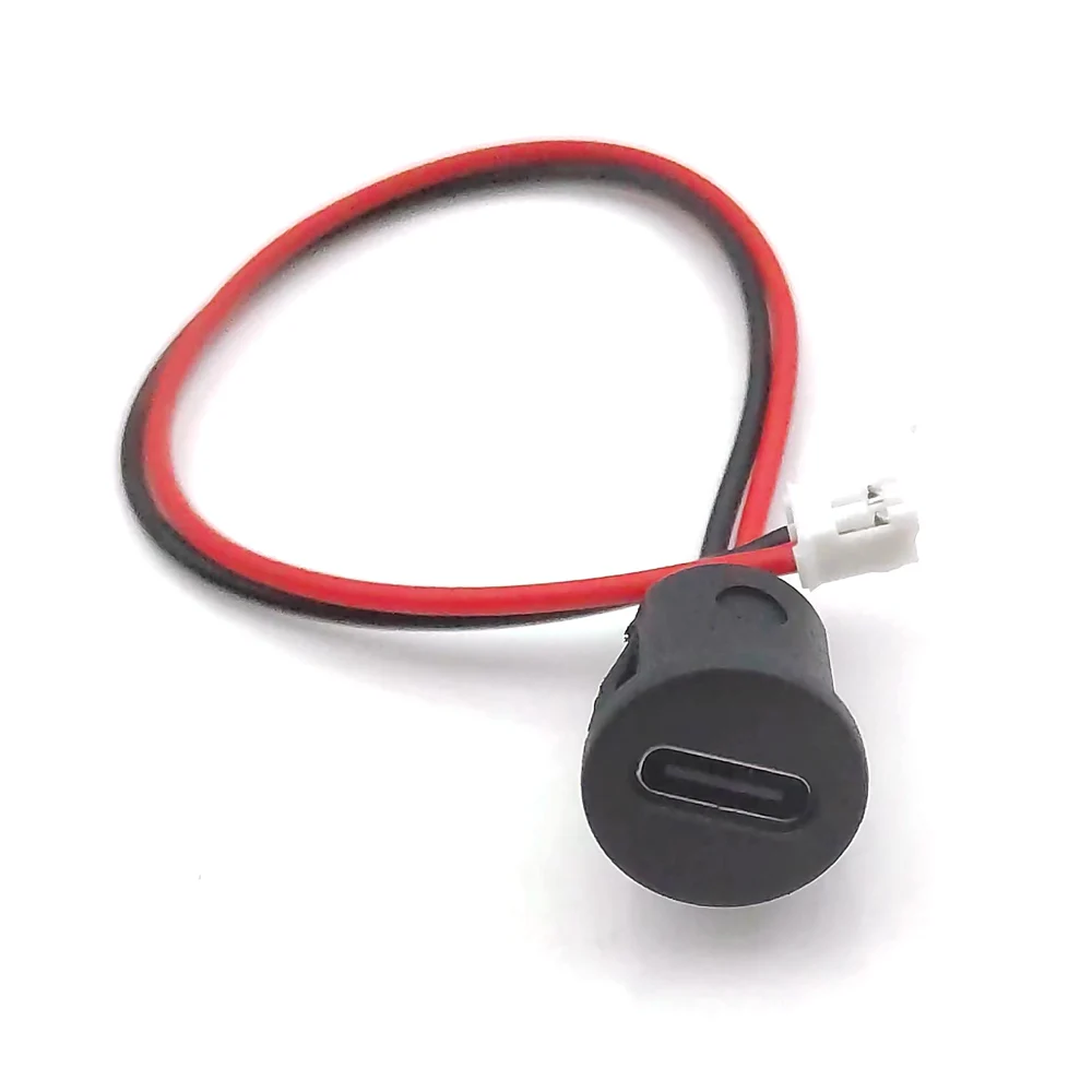 10-teiliges Set: USB-C Stecker & Buchse Auf 2-polige Kabel – Rechtwinklig, Für DIY-Projekte & Reparaturen