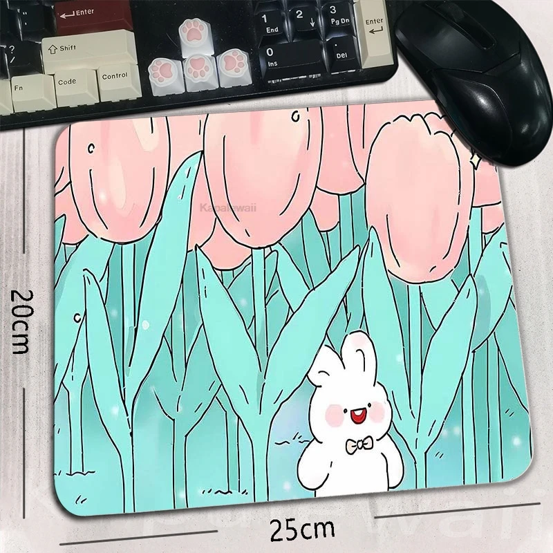 

Kawaii Gaming Mouse Pad Anti-slip Gamer Mousepad Computer Samll Desk Mat Locking Edge Mouse Mat Natural Rubber Keyboard Pads