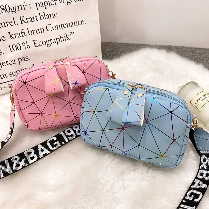 Women Casual Small Zipper Crossbody Bags Summer PU Leather Shoulder Messenger Bag