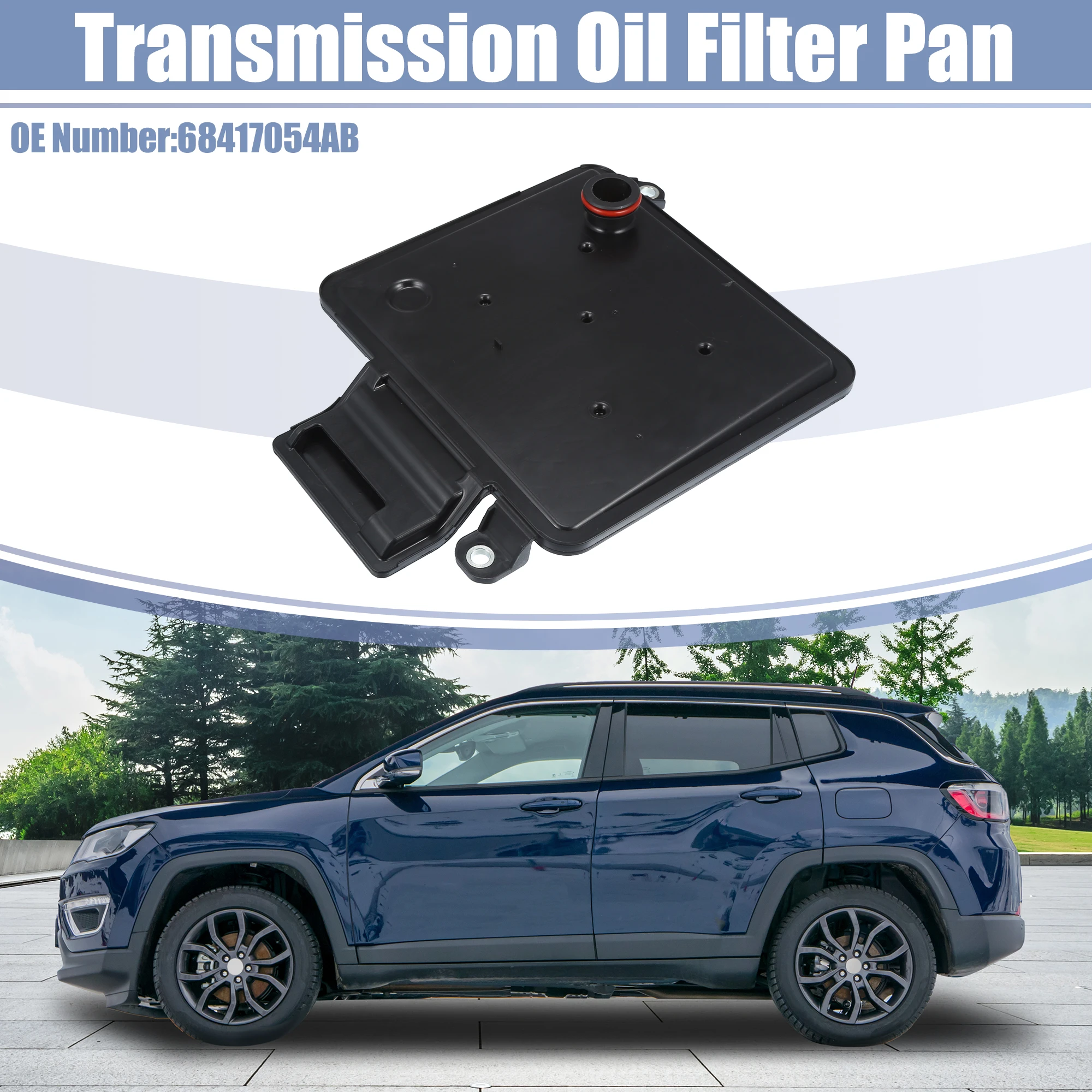 X Autohaux No.68417054AB Car Auto Transmission Filter Oil Pan for Jeep Gladiator for Jeep Wrangler 68417054AB