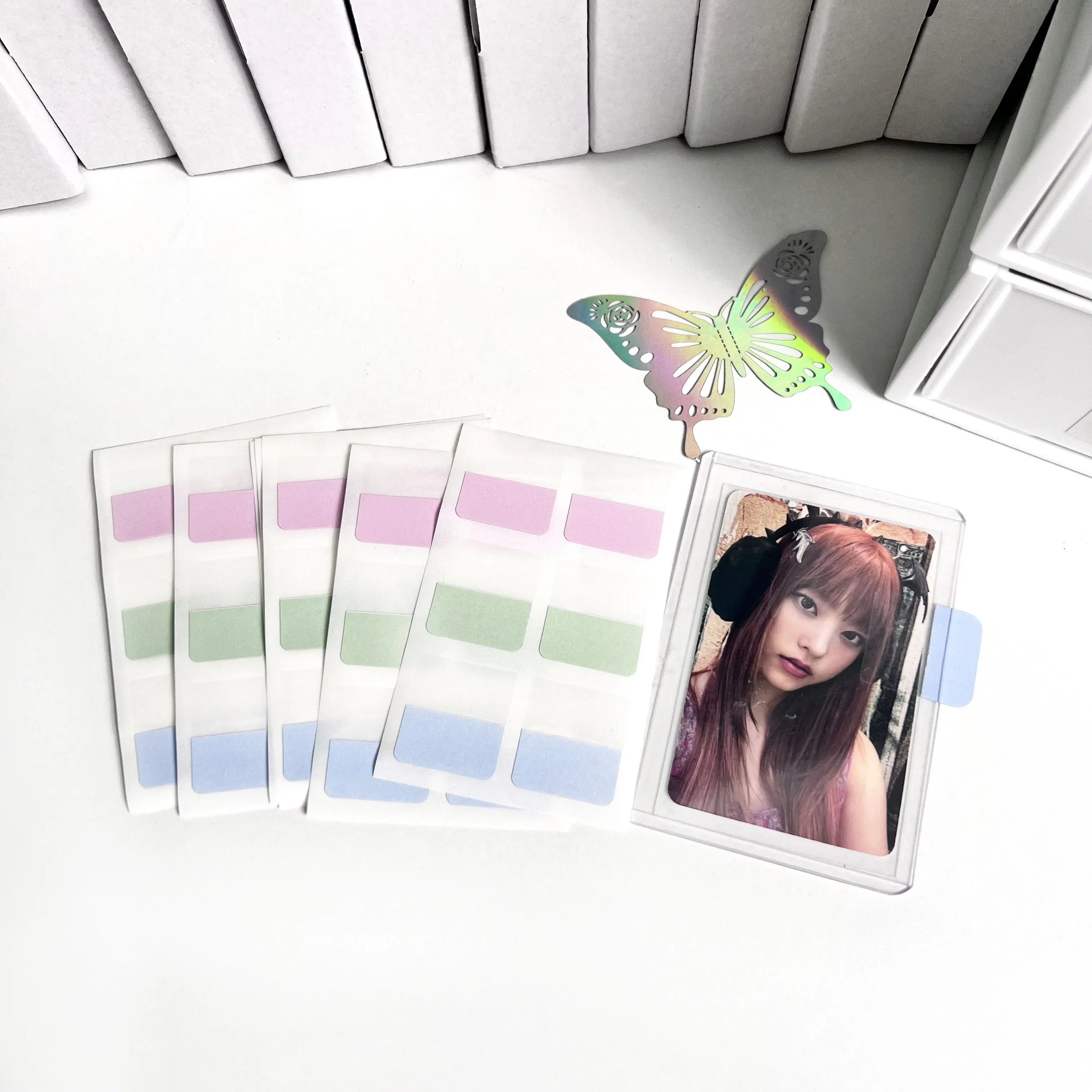 60 Sheets Korean Stickers Kpop Deco Stickers for Photocard Self