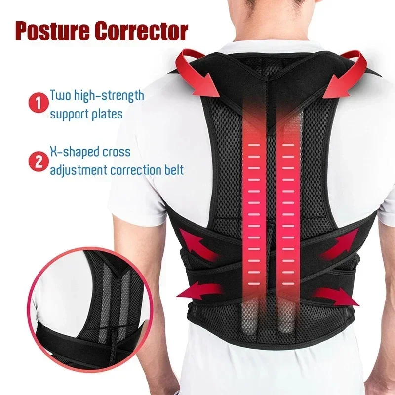 

Adjustable Reshape Body Your Shoulder Trainer Spine Corrector Back Support Lumbar Belt Brace Clavicle Posture