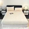 2024 new class A 310g rabbit hair drawn bed hat thickened warm autumn and winter velvet mattress protective cover 5