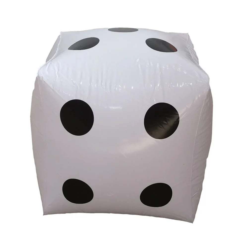 1/3/5PCS Funny Outdoor Inflatable Dice 30*30cm Pool Party Games Entertainment Dot Diagonal Giant Child Adults Game Play Cube Toy