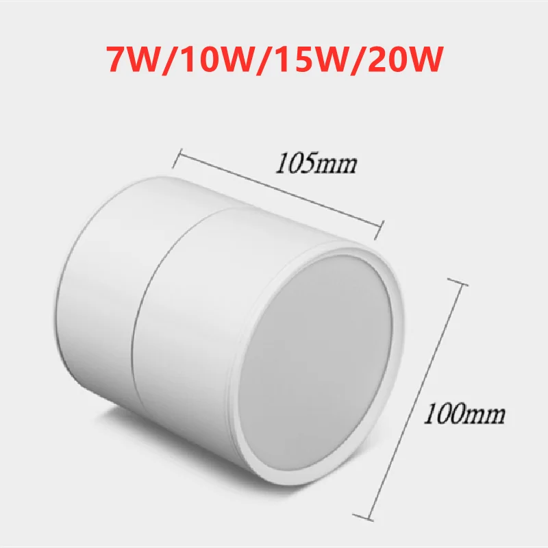 Anti-glare Dimmable Surface Mounted Rotating LED Downlight led downlight recessed ceiling spotlight ceiling lamps 20W15W10W7W Epistar Spot Light Ceiling Lamp AC90-260V