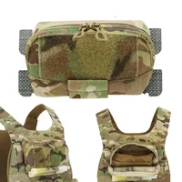 VULPO Tactical FCPC Vest MOLLE Adapt Admin Panel Pouch Chest Expansion Sub Bag Utility Map Pouch For Hunting Airsoft Vest 2