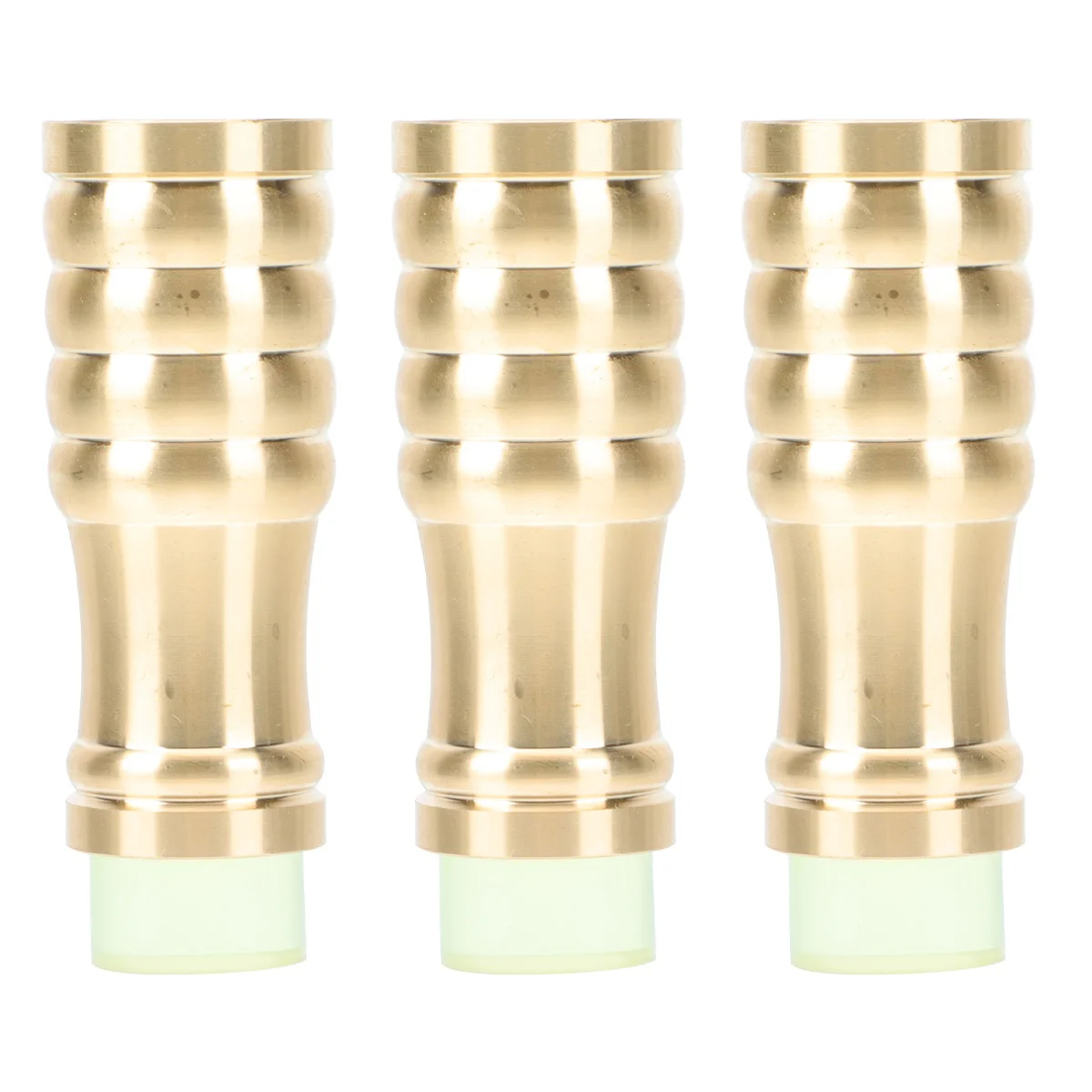 

3pcs Walking Pole Tip Cane Anti-skid Pad Foot Brass Fitting Anti‑slip Walking Cane Cover Crutch Supply