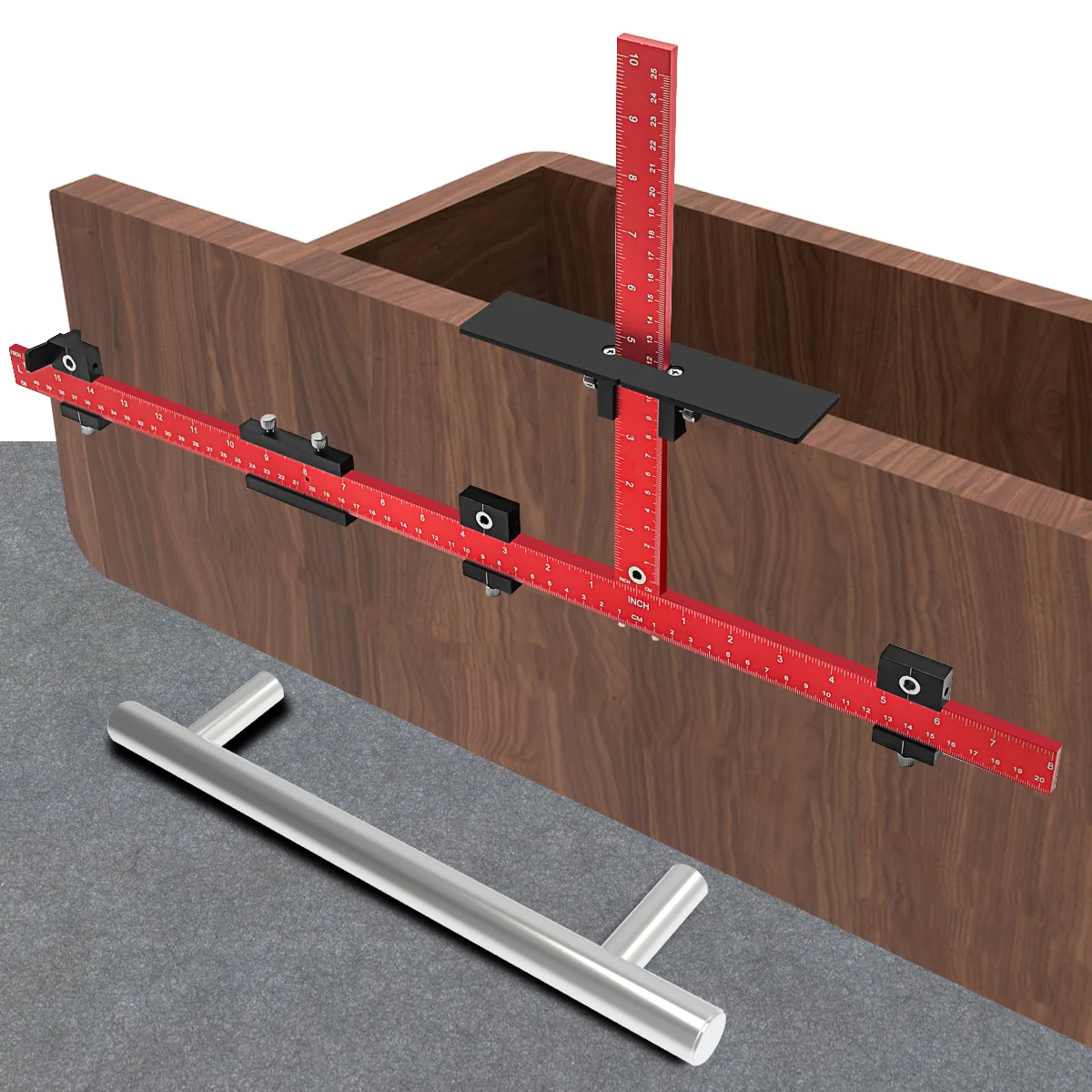 All Aluminum Alloy Adjustable Drill Guide Template Tool,Fast Accurate