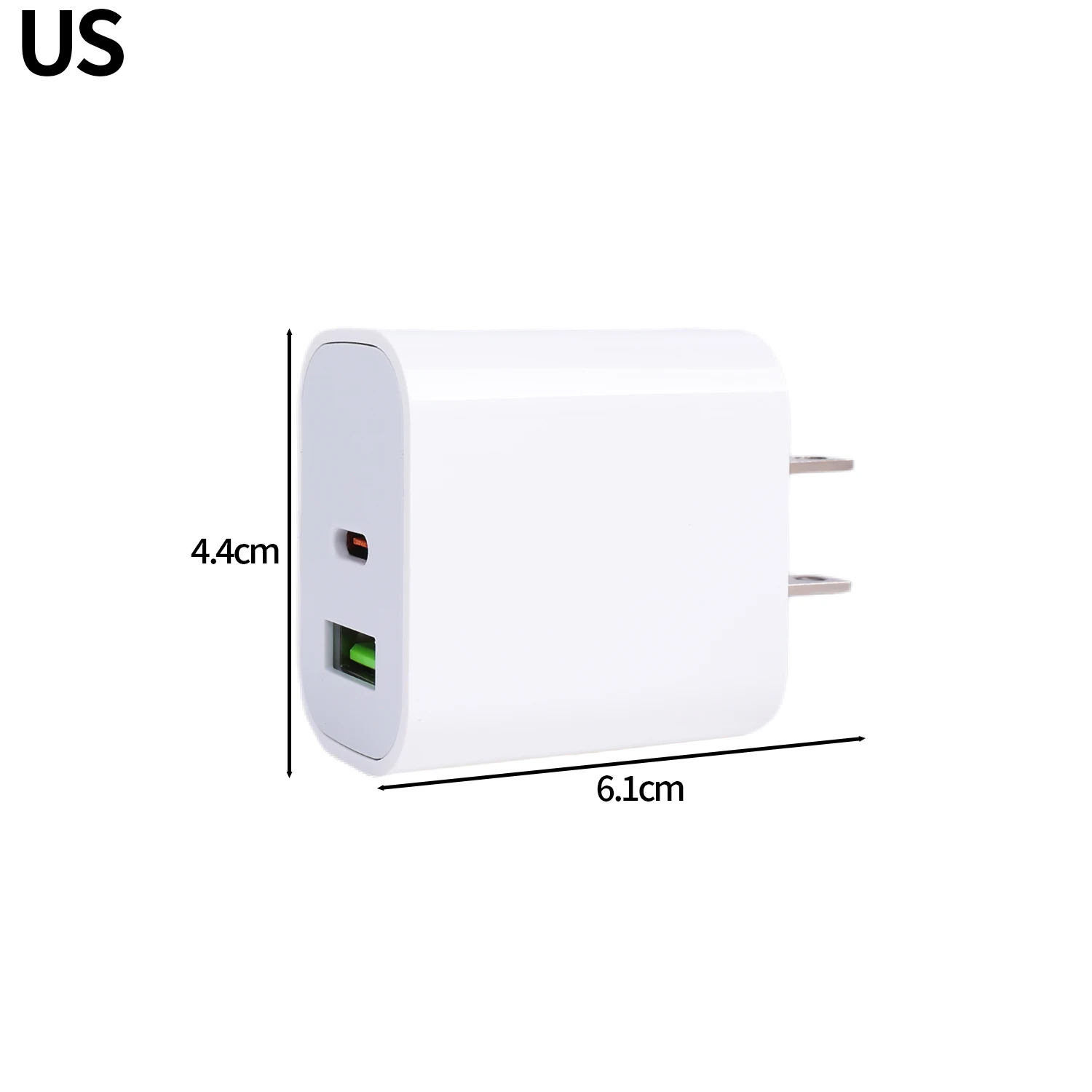 ตัวเลือกสินค้า USB-C 20W ชาร์จเร็ว 2 พอร์ต ใช้ได้กับทุกอุปกรณ์
