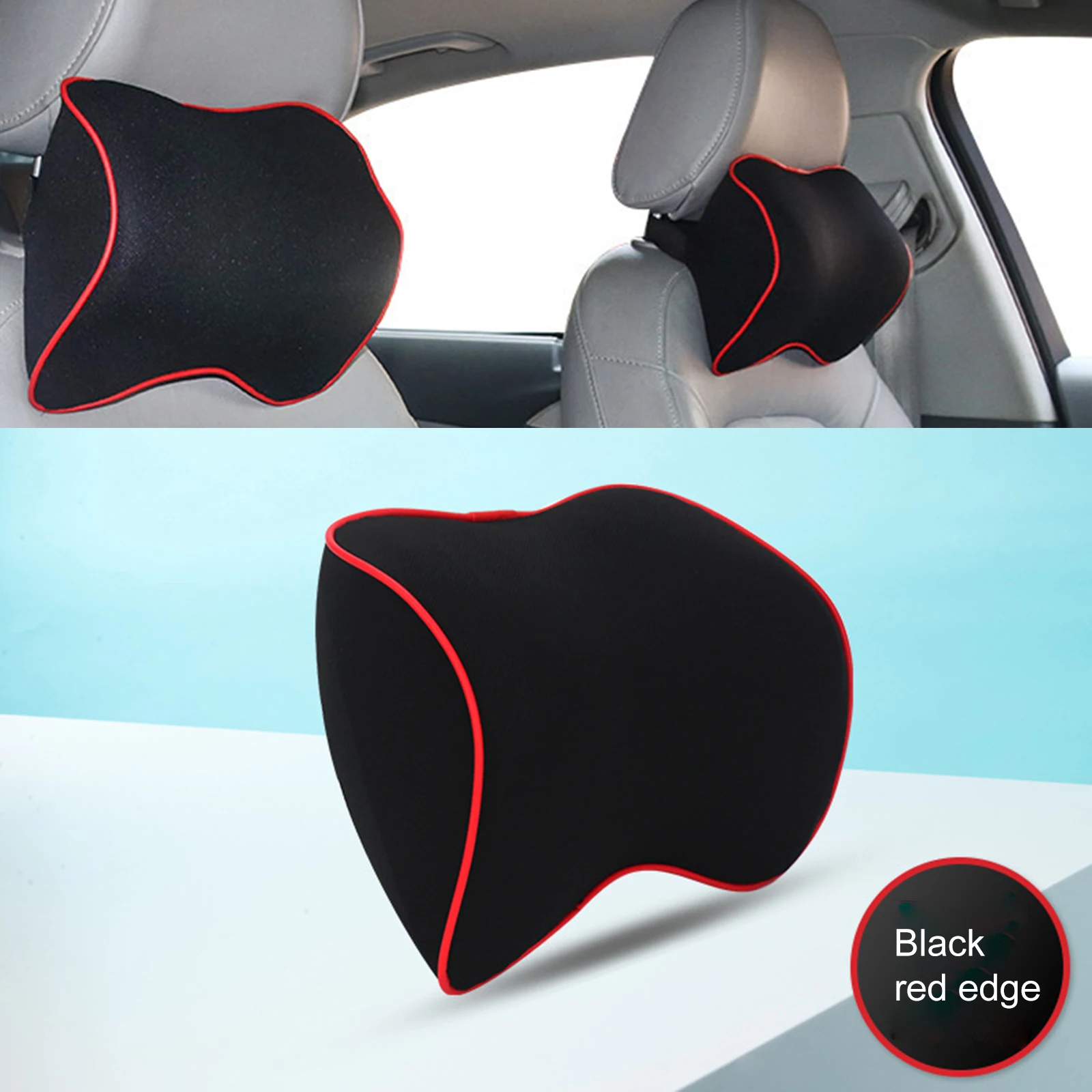 

Car Headrest Neck Pillow Auto Car Neck Cushion Memory Foam Breathable Head Support Neck Rest Protector Automobiles Interior