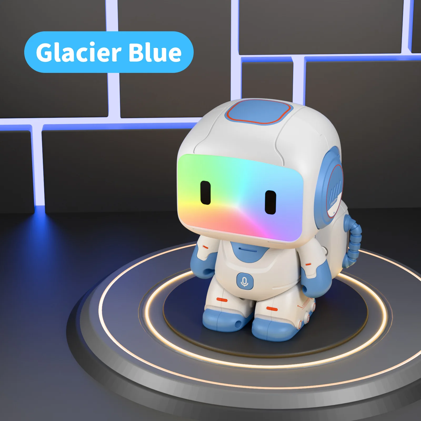 Robot Giocattolo Interattivo Multifunzionale per Bambini con Sensore Intelligente e Registrazione Vocale, Regalo per Ragazzi - immagine 4