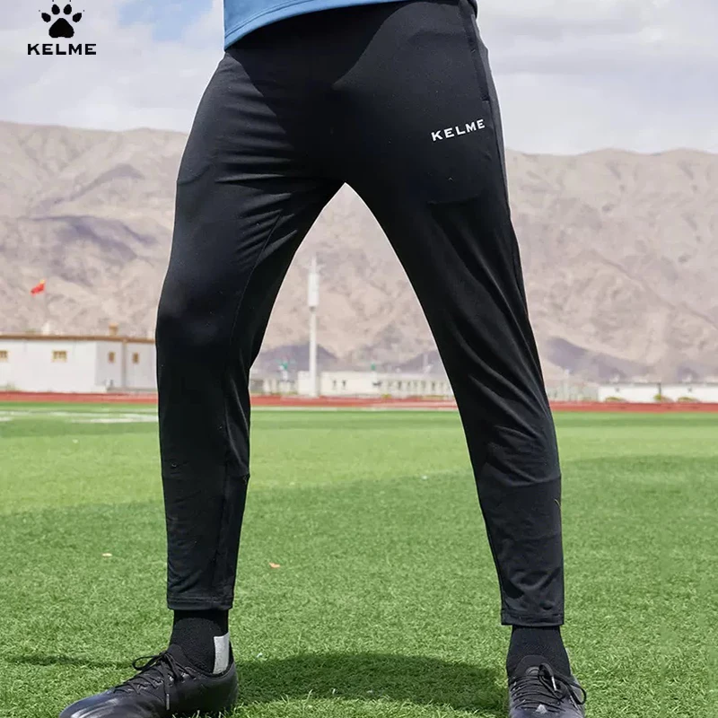 KELME Men's Sports Pants running Trainning Gym Sweatpants Elasticity fitness Trousers Breathable jogging Leisure Pant 8361CK1054