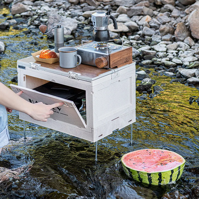 Outdoor Storage Box Folding Box Camping Storage Box Car