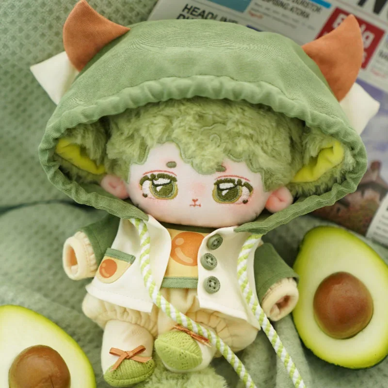 

New Avocado Cotton Doll Avocadoll 20cm Soft Plush Naked Doll