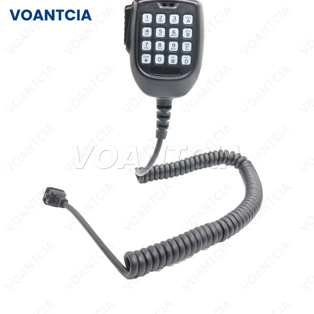 

8Pin Hand Mic Microphone For Kenwood Radios TM281 TM481 TM471 TM271 TK868G TK8108 TK768G Hand Microphones Walkie Talkie KMC-62