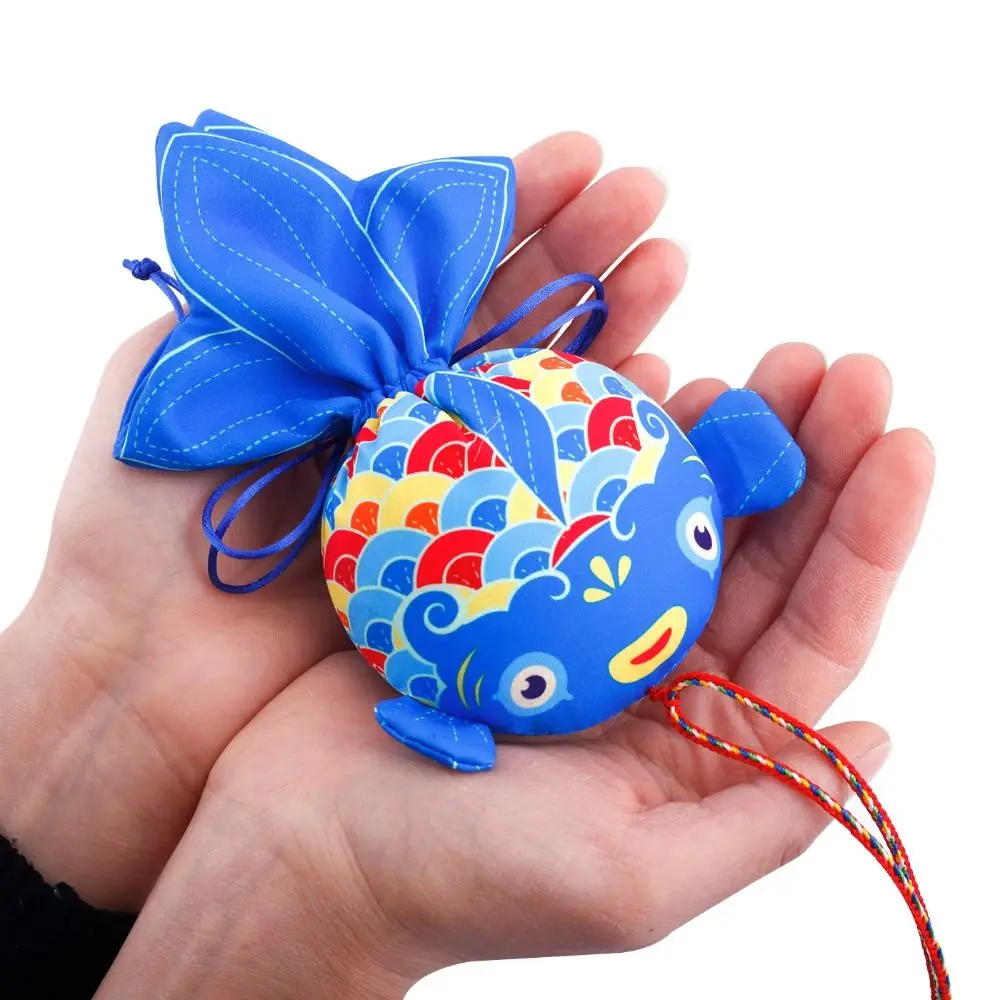 

Сумка в этническом стиле для благословения рыбы, античная упаковка для ювелирных изделий из парчи, кошелек для монет, маленький мешочек для карпа и карпа, сумки для ювелирных изделий, подарок на выпускной