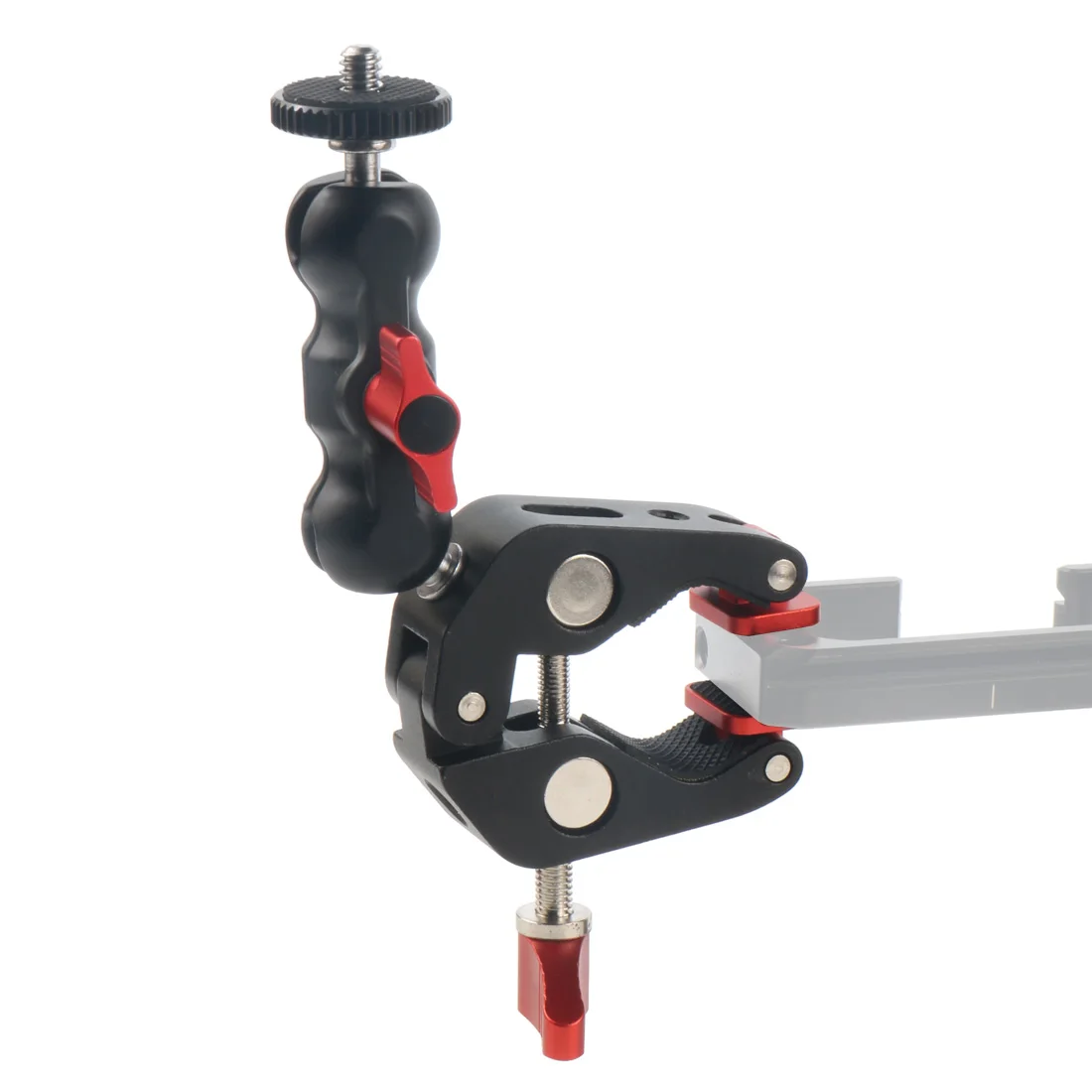 Super Clamp 360° ° Rotation Kugelkopf Adapter Magic Arm 1/4" Schraube für Monitor Licht Mikrofon Halter Telefon Ständer Stativ Verlängern Halterung – Detail 20