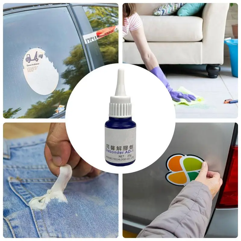 20g Adhesive Remover Applicable Materials Include Nail Free Glue, UV Adhesive, Quick Drying Adhesive, 502 Glue - 5