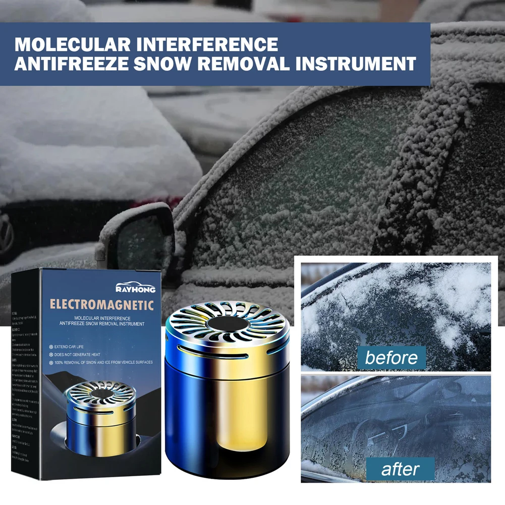 Car Electromagnetic Molecular Interference Antifreeze Snow Removal  Instrument Universal Front Windshield Snow Removal - AliExpress