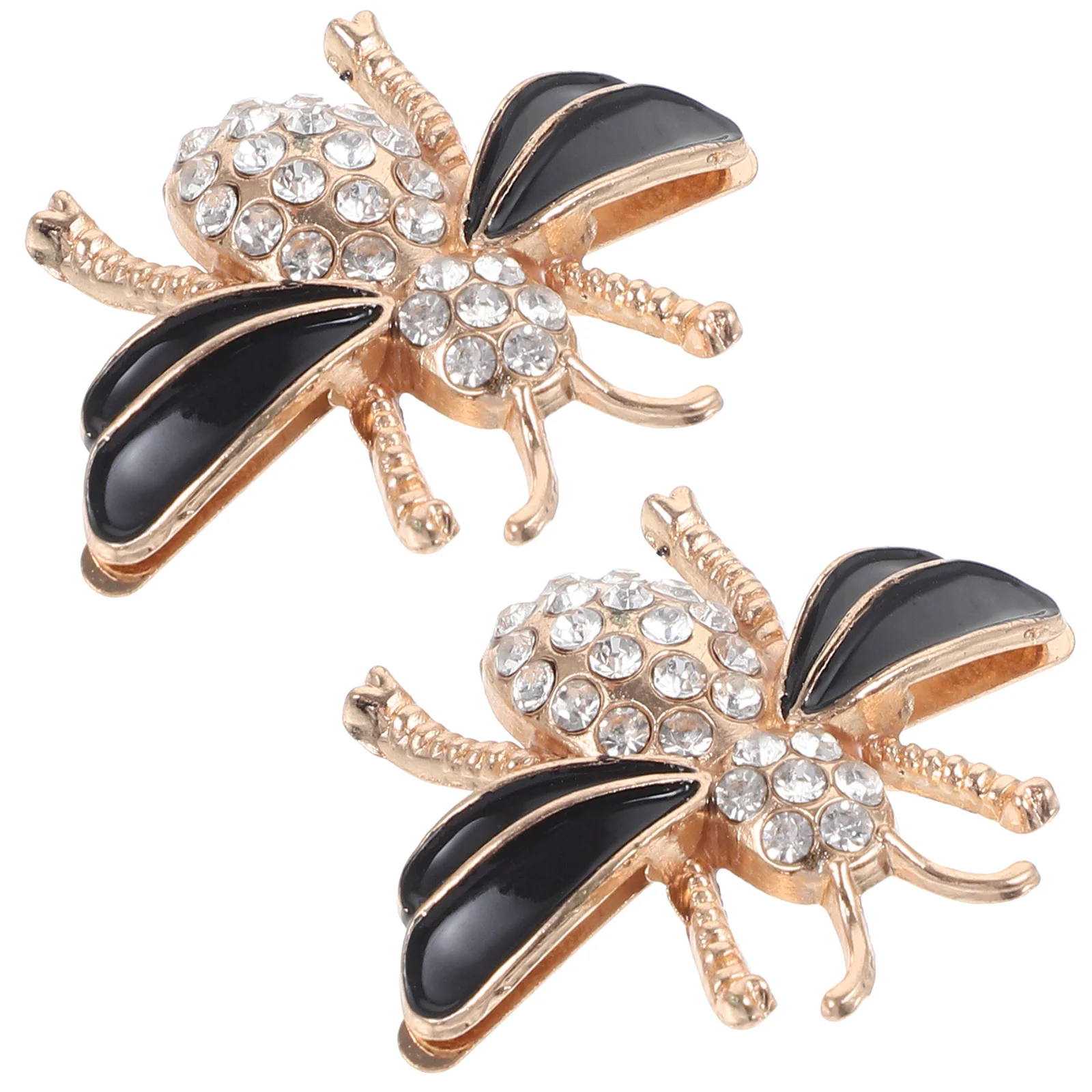 2 Pcs Wedding Shoes Buckle Accessories for Girls Buckles Decor Bag Charms Metal Clips Ornaments 3