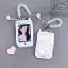 Y2k Acrylic Photocard Holder Key Chain INS Ins Idol Photo Card Holder Decorative Student ID Badge Holder Girls Card Sleeves 3