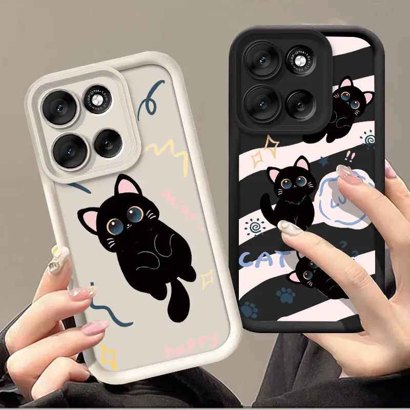 Fashionable Cute Cartoon Shockproof Silicone Case - Soft Protective Back Cover