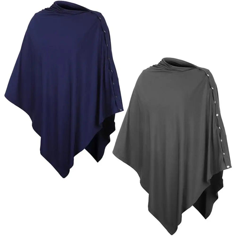 Comfortable Maternal Nursing Covers Soft Button Breastfeeding Blanket Anti-Exposure Cotton Mother's Nursing Towel Outdoor