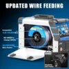 200A MIG Welder,110V/220V Dual Voltage multiprocess welder,Gas Gasless MIG Welding Machine,4 in 1 Flux MIG/Solid Wire/Lift TIG 5