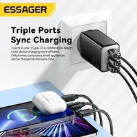 Essager 67W GaN USB-C Charger PD 3.0 QC 3.0 Fast Charge for iPhone 16 15 Pro Max Xiaomi Samsung Huawei Mate 70  Laptops Chargers - Image 3