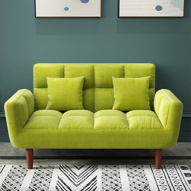 Japanese Adjustable Sofa Bed With 2 Pillows Made Minimal