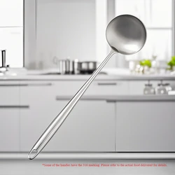Stainless Steel Wok Spatula and Ladle Set - Premium Cooking Utensils & Kitchen Accessories (1PC spoon)