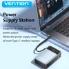 Vention Power Bank 20000mAh 65W PD Fast Charger with Built-in Type-C Cable External Spare Battery Portable Power Bank for Laptop 2