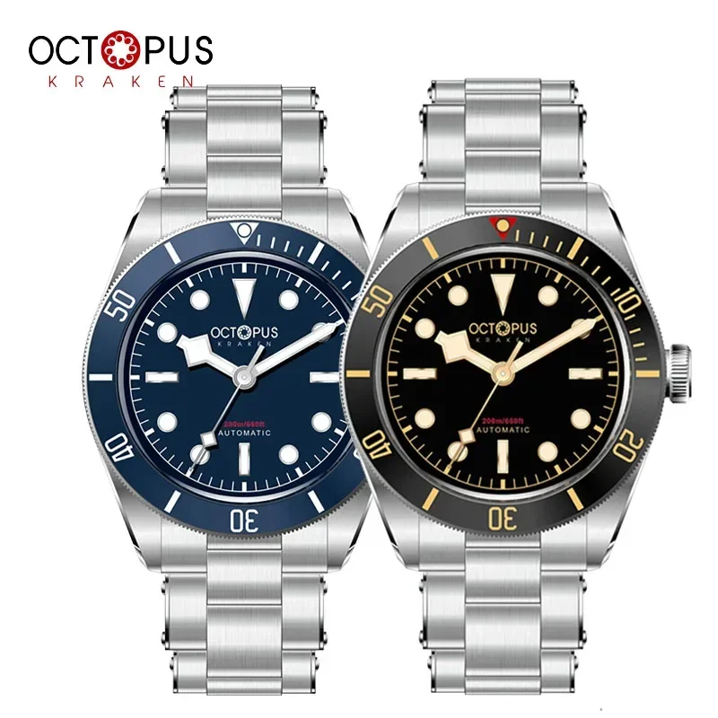 OctopusKraken39mmStainlessSteelDiverWatchAutomaticMechanical