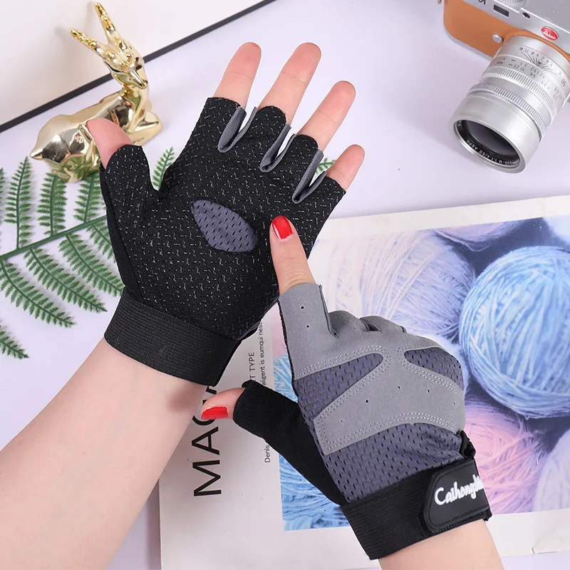 Cycling Fingerless Gloves for Men Women Motorcycle Summer Bicycle Fitness Gym Sports Weightlifting