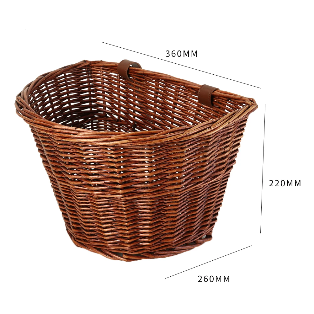 amazon Basil Denton – Cestino anteriore per bicicletta, in rattan – Architettura e design a Roma