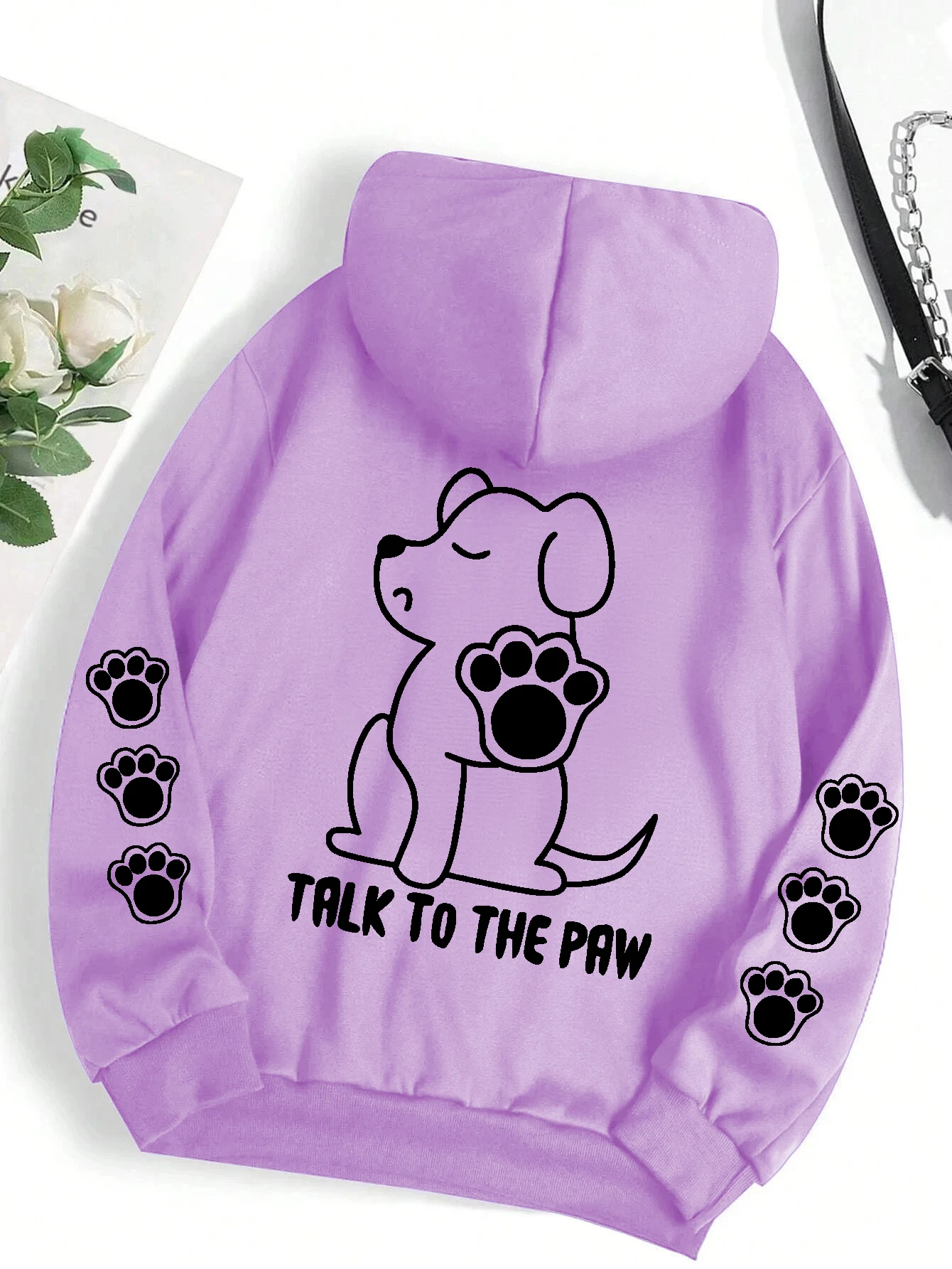 Talk To Paw Hoodie 12