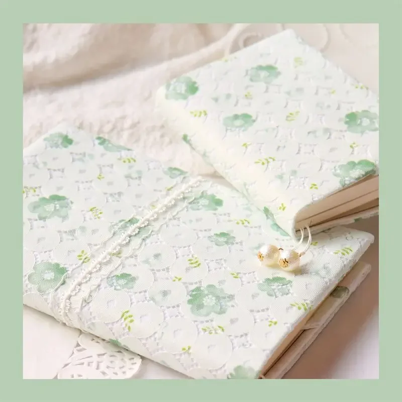 【Spring flowers】Original Handmade A5 A6 Notebook Covers Protector Book Sleeve Crafted Fabric Products Diary Cover，in Stock