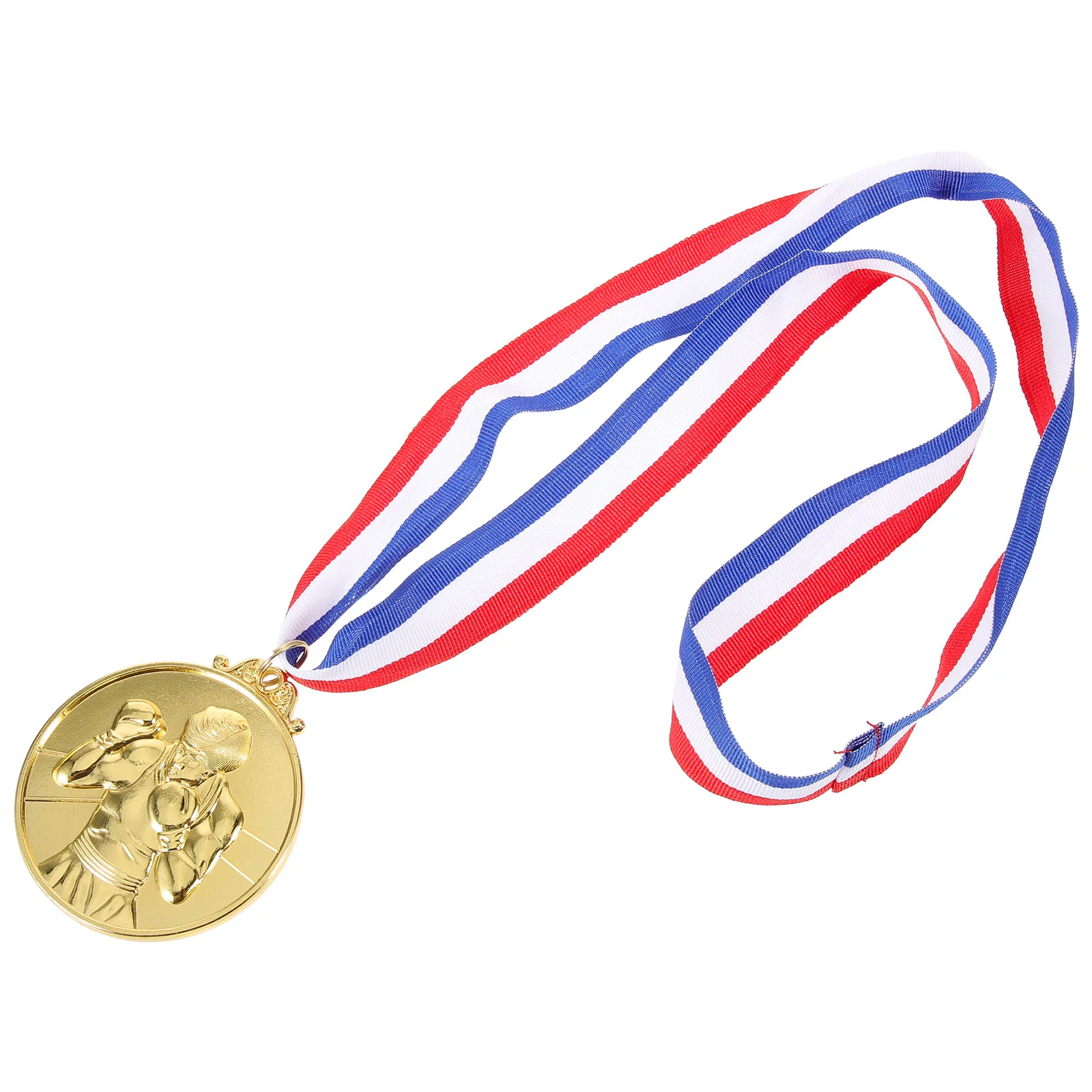 

5 Pcs Artificial Boxing Match Medal Student Home Decor Nylon Competition Medals