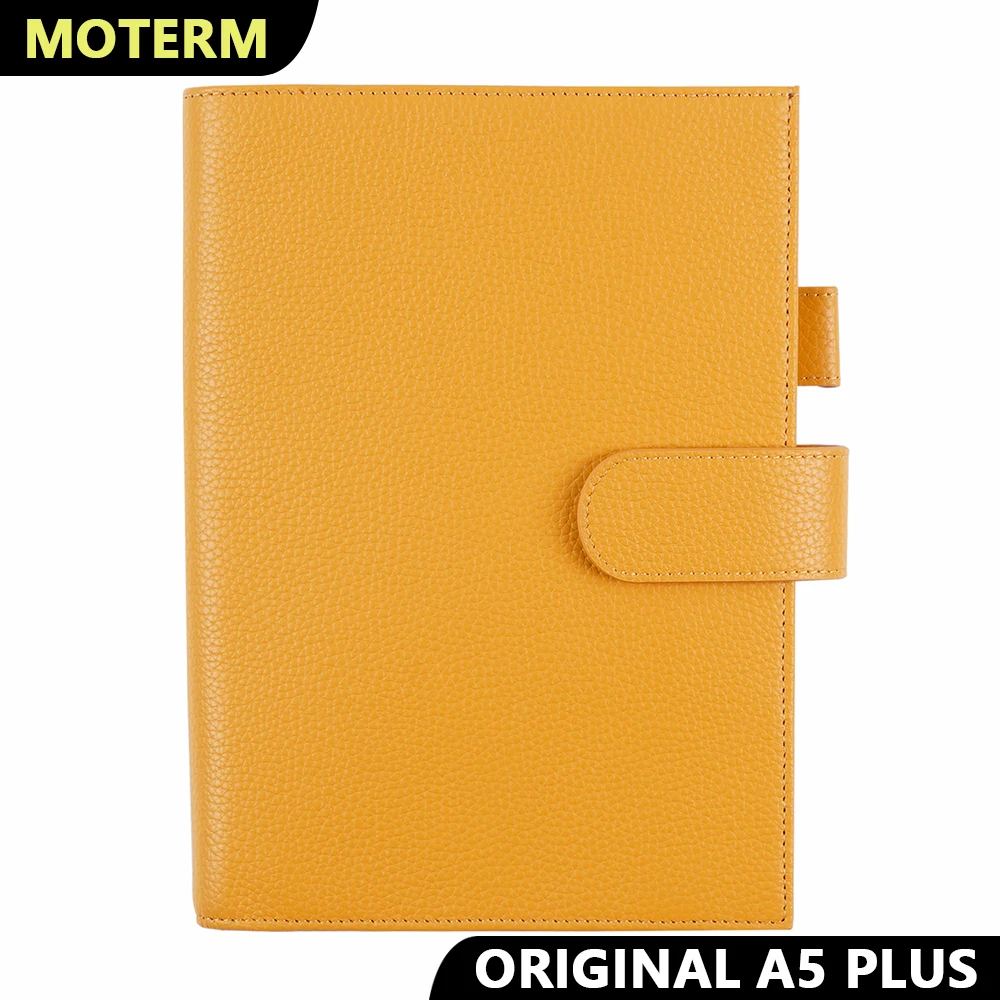 Moterm Original Series A5 Plus Cover for Hobonichi Cousin A5 Notebook  Genuine Pebbled Grain Leather Planner Organizer Agenda