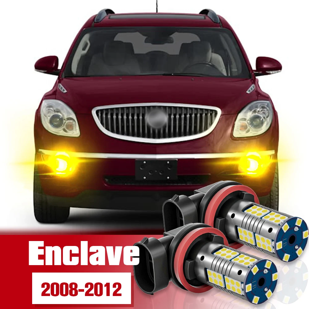 

Front Fog Light Accessories 2pcs LED Bulb Lamp For Buick Enclave 2008 2009 2010 2011 2012
