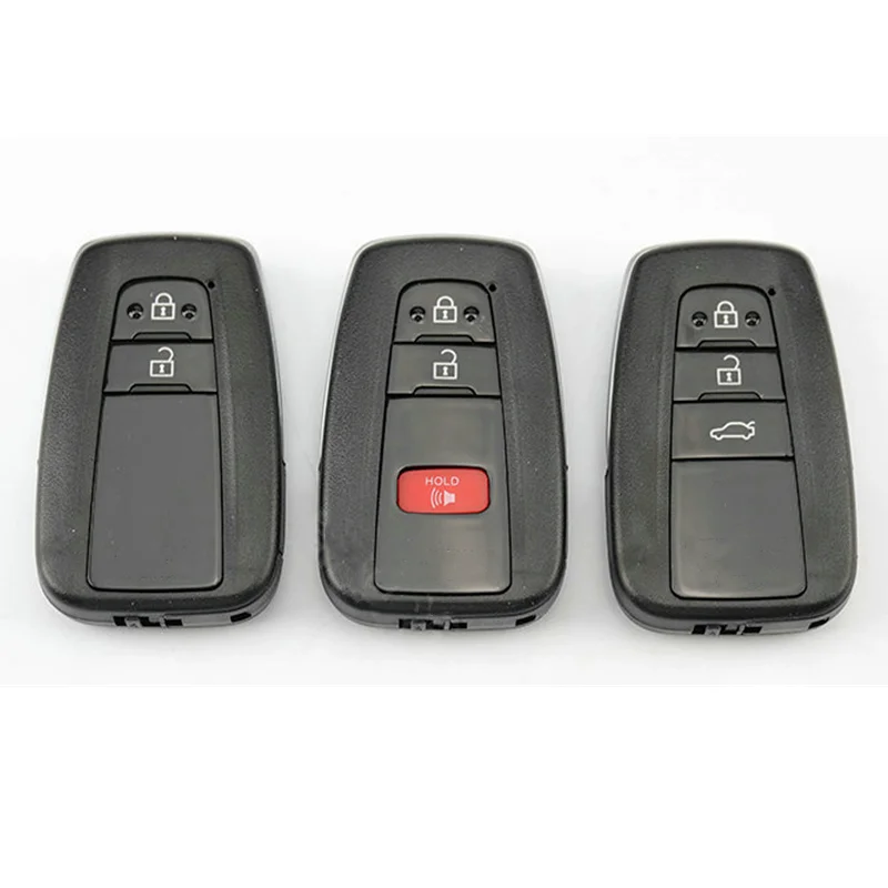 2/3/4 Buttons Remote Key Shell Replacement For Toyota CHR C-HR Prado Camry Avalon Prius Corolla RAV4 Car Key Housing Fob Blade