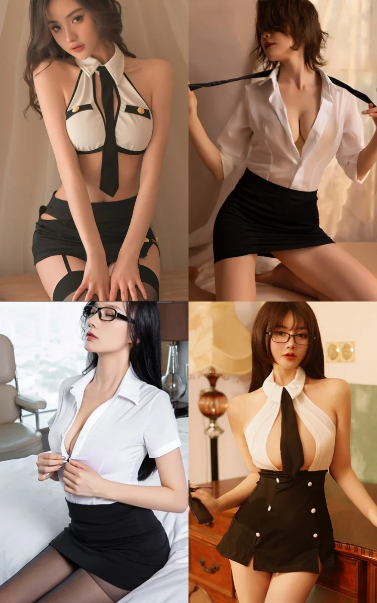 

Secretary Cosplay Costumes Japan Korean Popular RolePlay Animation Show AV Actress Outfit Office Theme Honeymoon Naughty Evening