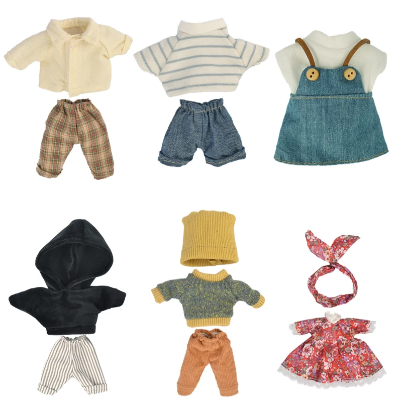 Vestiti Per Bambole OB11 - Pantaloni In Denim Con Cinturino Per BJD 1/12 - Foto 2