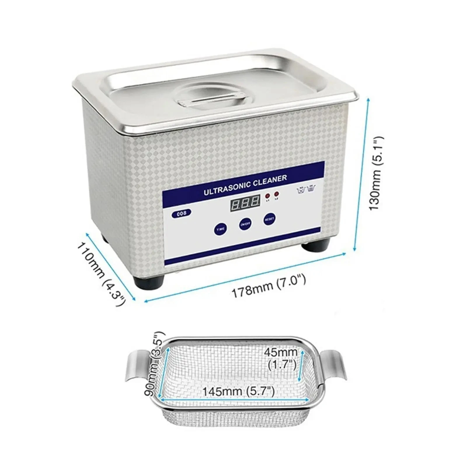 Ultrasonic Cleaner 40kHz 180W 200W Home Commercial