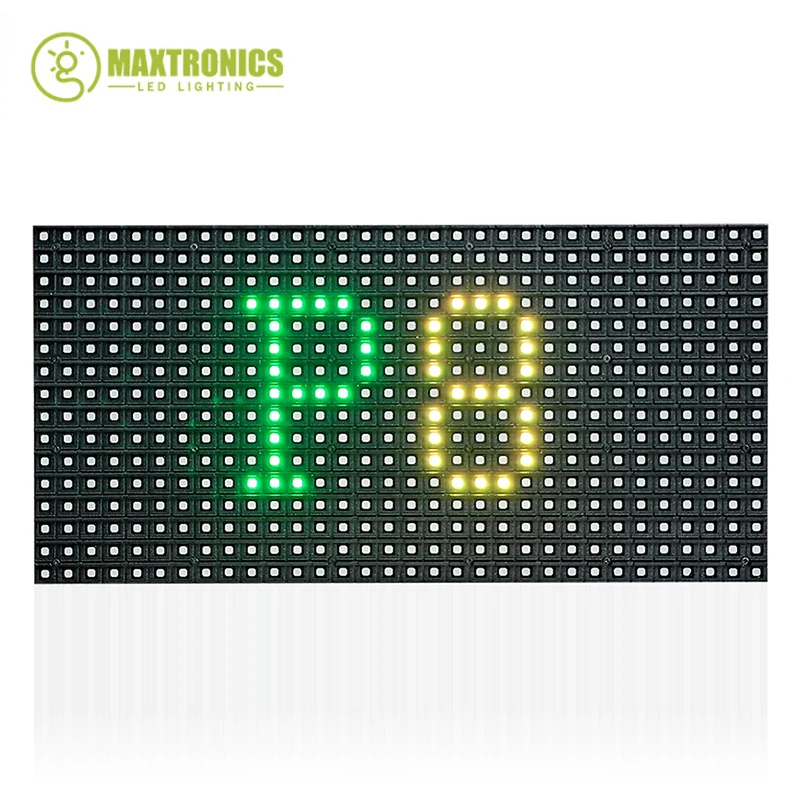 Módulo de panel de pantalla LED P8, 256x128mm, 32x16 píxeles, 1/4 escaneo al aire libre, SMD3535 RGB a todo color, módulo de panel de pantalla LED P8